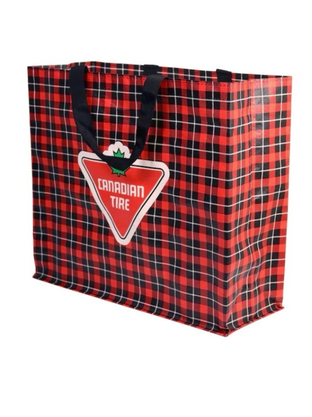 VIRAL Canadian Tire Plaid Tote Bag Hudson Williams Heated Rivalry (NEW)